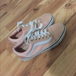 🌸Pink nylon old skool vans🌸